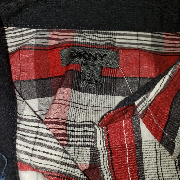 DKNY Shirt for kids Sz 3T - Picture 5 of 6